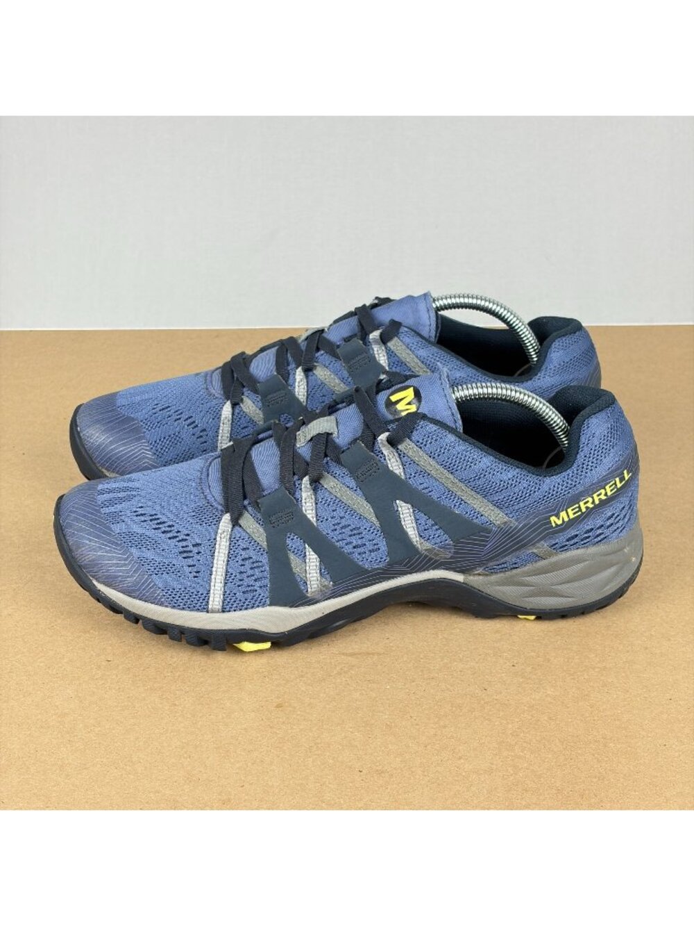 Merrell Siren Hex Q2 E-Mesh Hiking Shoes Womens 9 Blue Gray Breathable Low Top